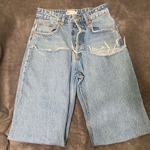 Zara denim jeans size 2